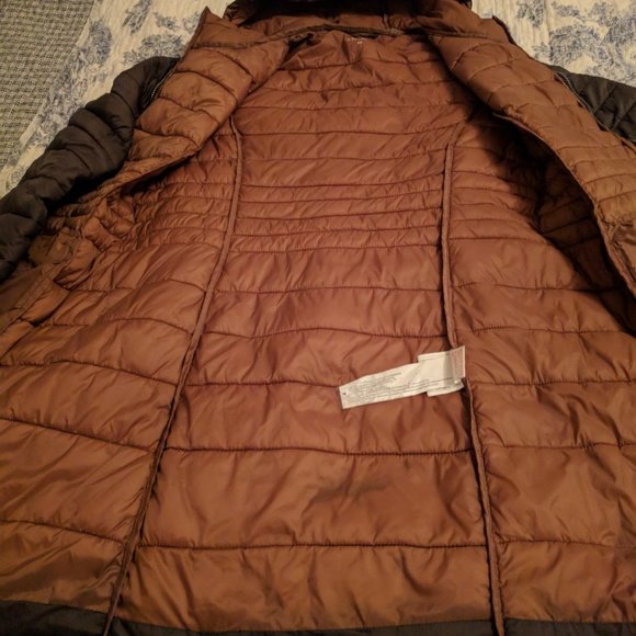 Military green quilted light puffer Point Zero - Picture 6 of 10